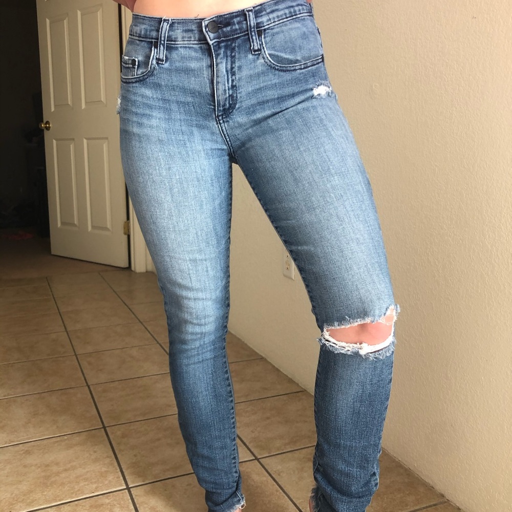 NOBODY mid rise skinny leg jeans